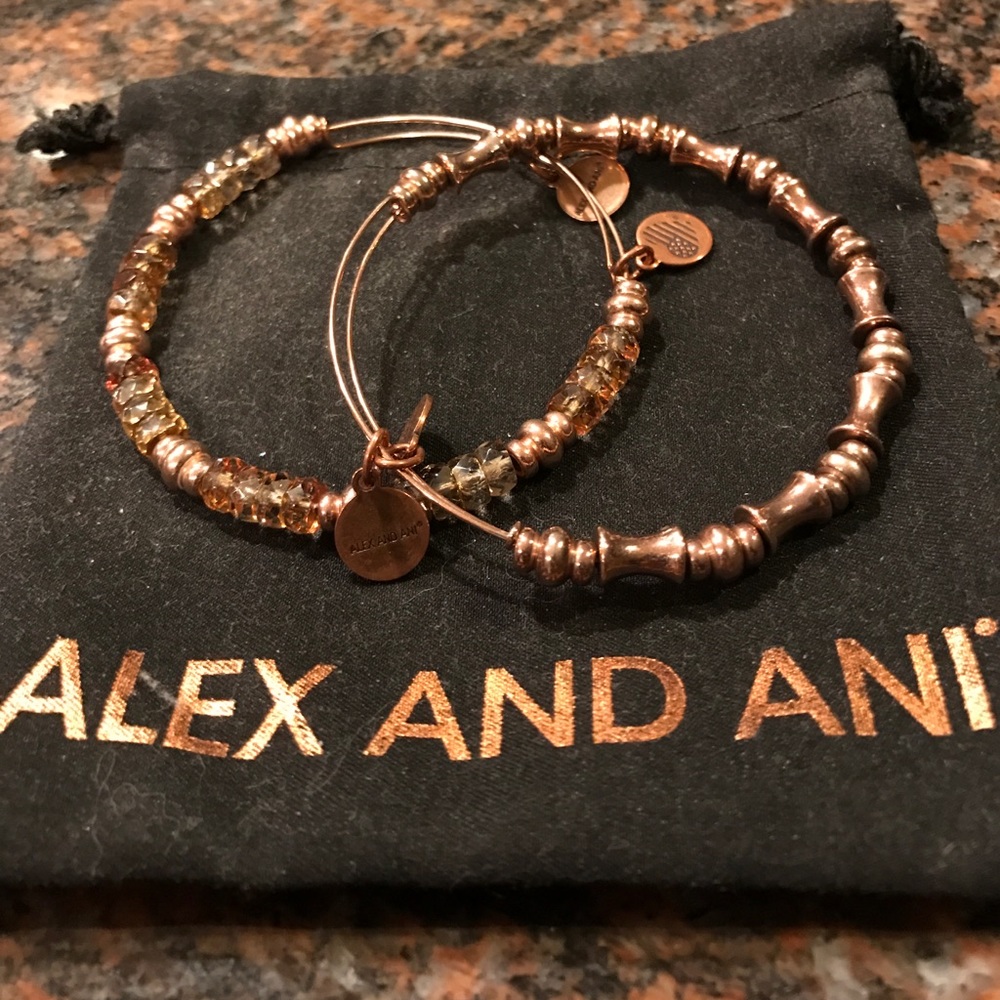 4 Alex and Ani Bracelets