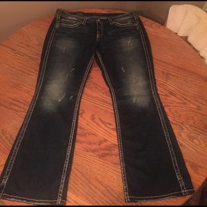Silver Jeans. Plus size 20/31. Twisted Bootcut