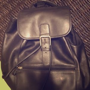 Coach Leather Backpack