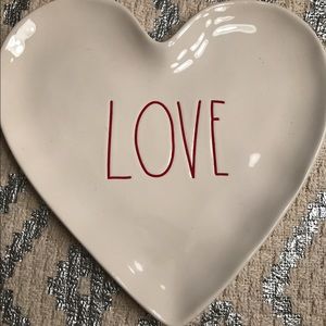 Rae Dunn Love Plate