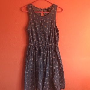 BLUE DEREK HEART DRESS
