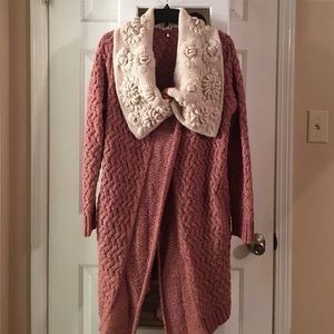Anthropologie sweater coat