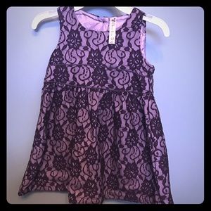 Plum Lace Girl Dress 5T worn once