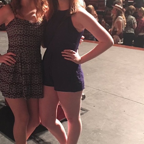 Navy Blue Romper - Picture 2 of 2