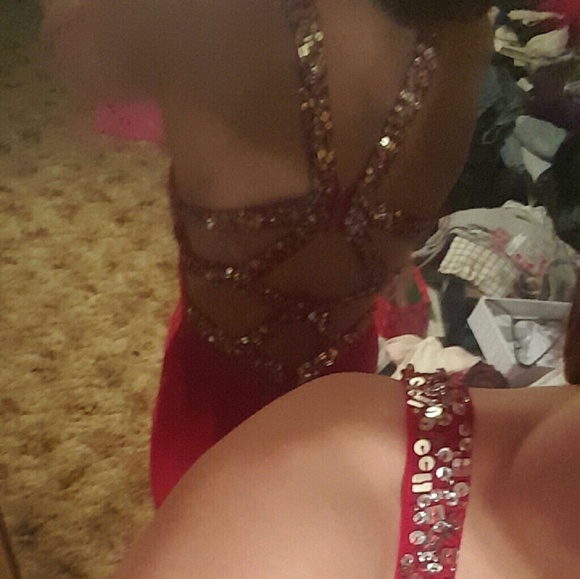 Red Prom Dress - Picture 2 of 2