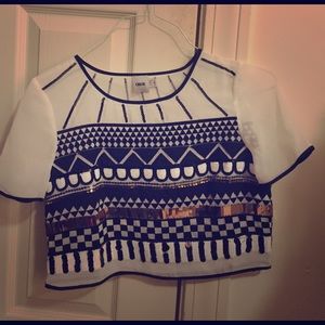ASOS sequin crop top