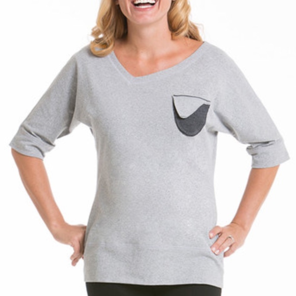 SALE!! BUNDLE to SAVE!! 🍒 lur- Ash Tulip Top BNWT