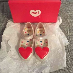 Mel by Mini Melissa heart sandal
