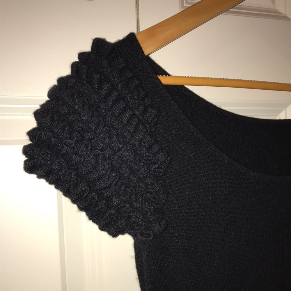 Catherine Malandrino Black Knit Dress