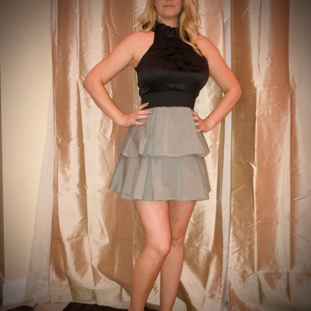 Black and Grey Arden B Dress