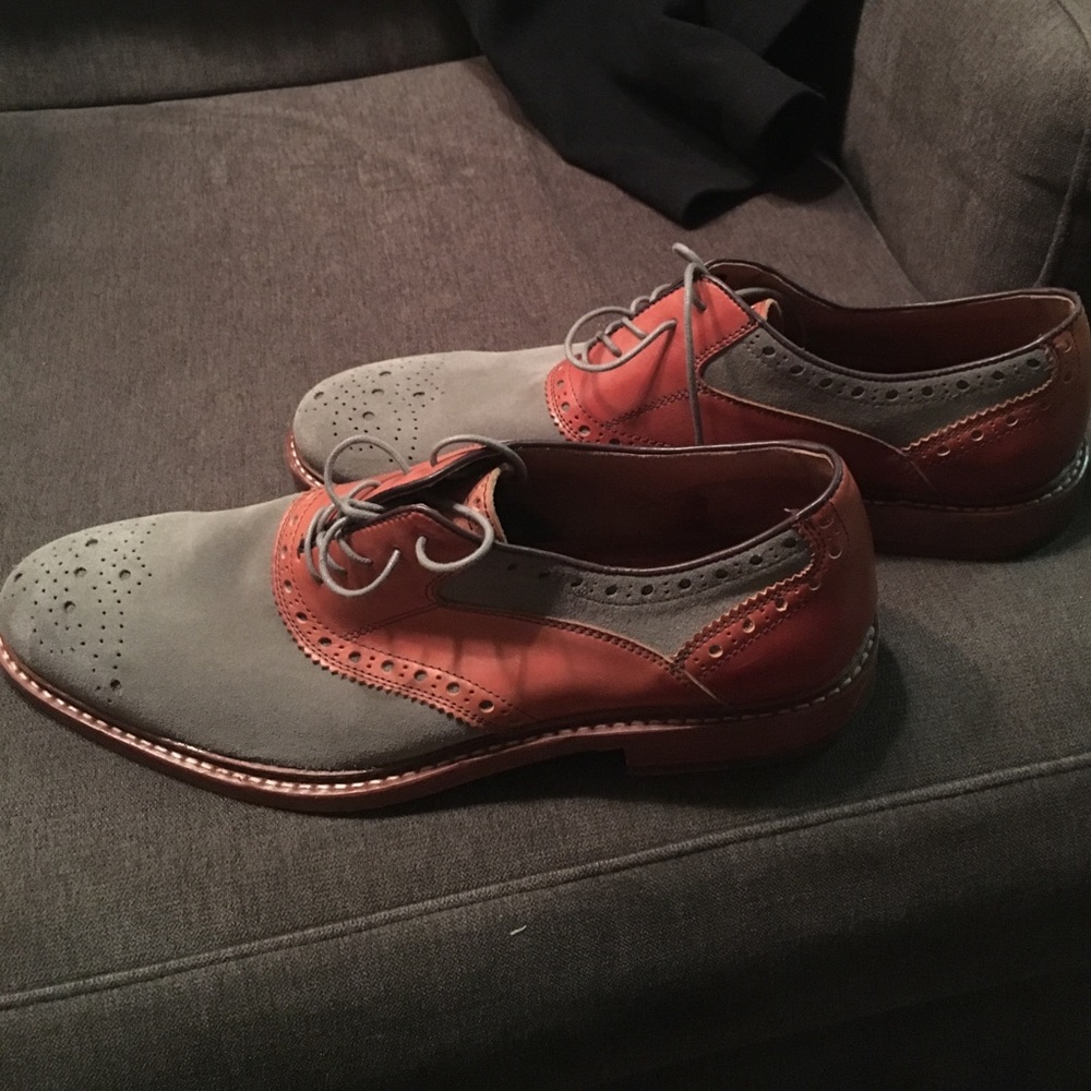 Johnston & Murphy suede and leather shoes - Picture 1 of 3