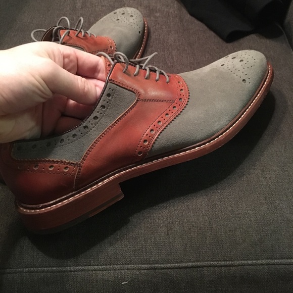 Johnston & Murphy suede and leather shoes - Picture 3 of 3