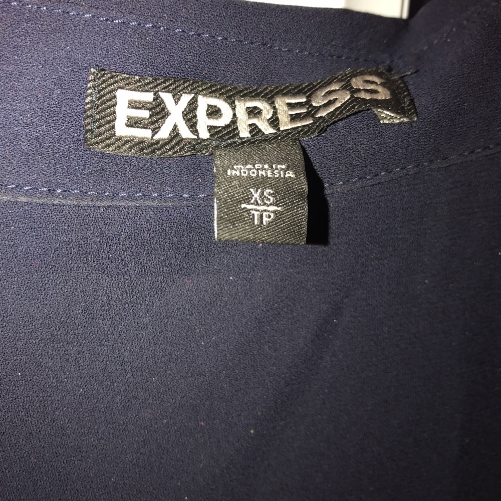 Express navy button down - Picture 3 of 3