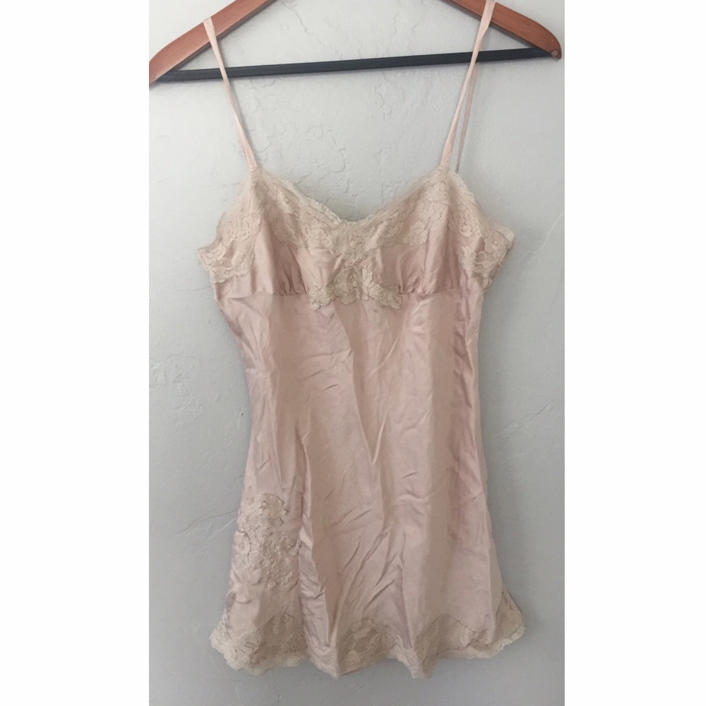 Express Silk and Lace Peach Cami