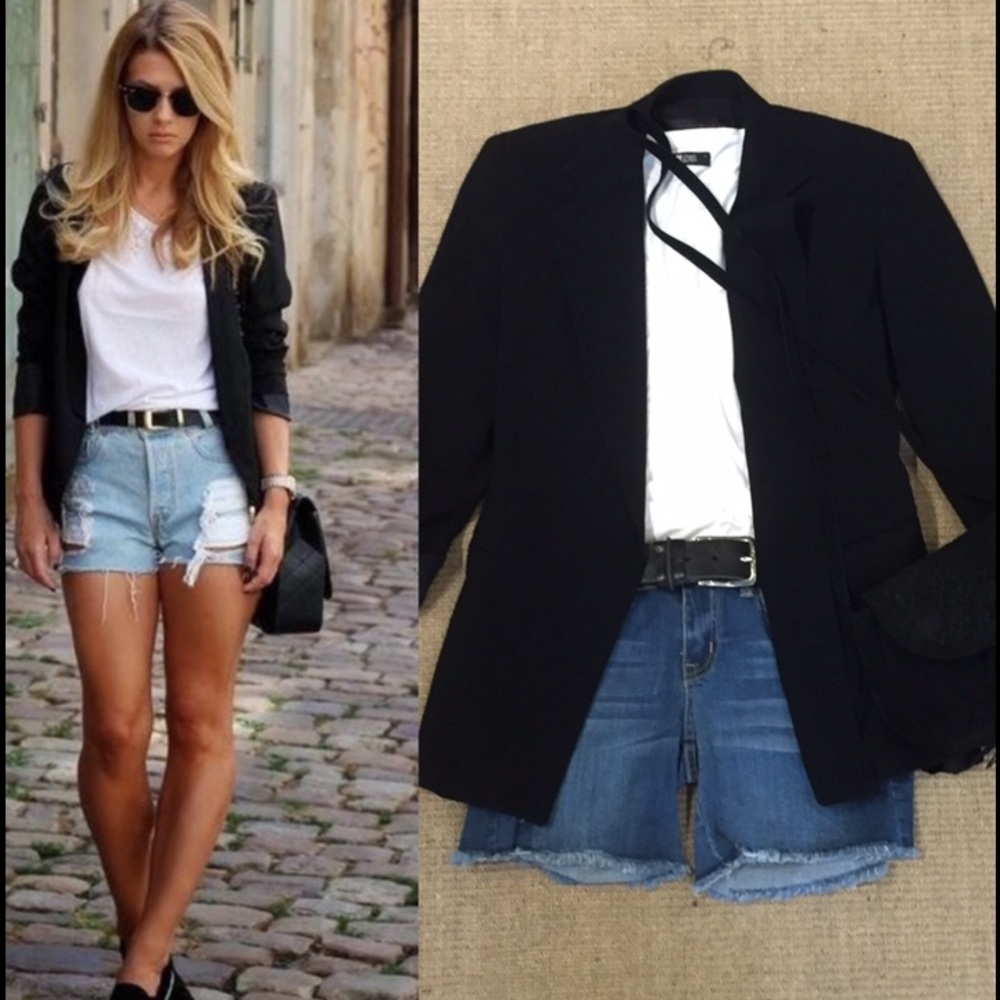 Denim shorts & Blazers ❤️❤️❤️
