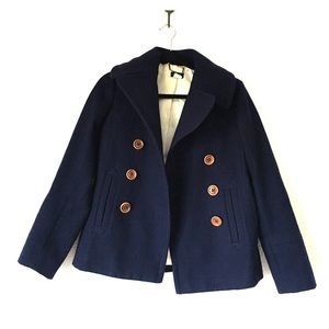 J Crew Navy Peacoat