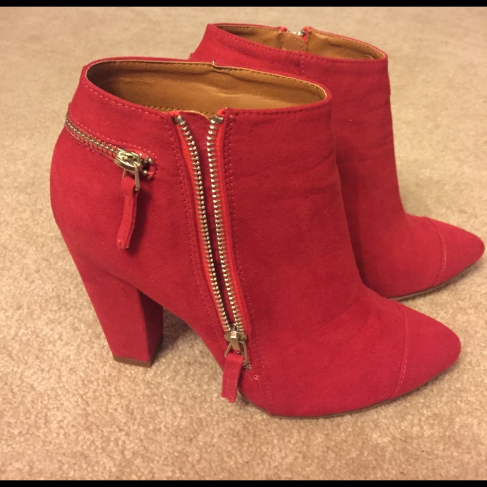 Red booties