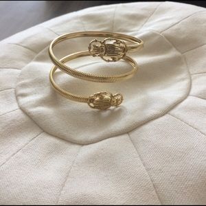 Gold arm cuff