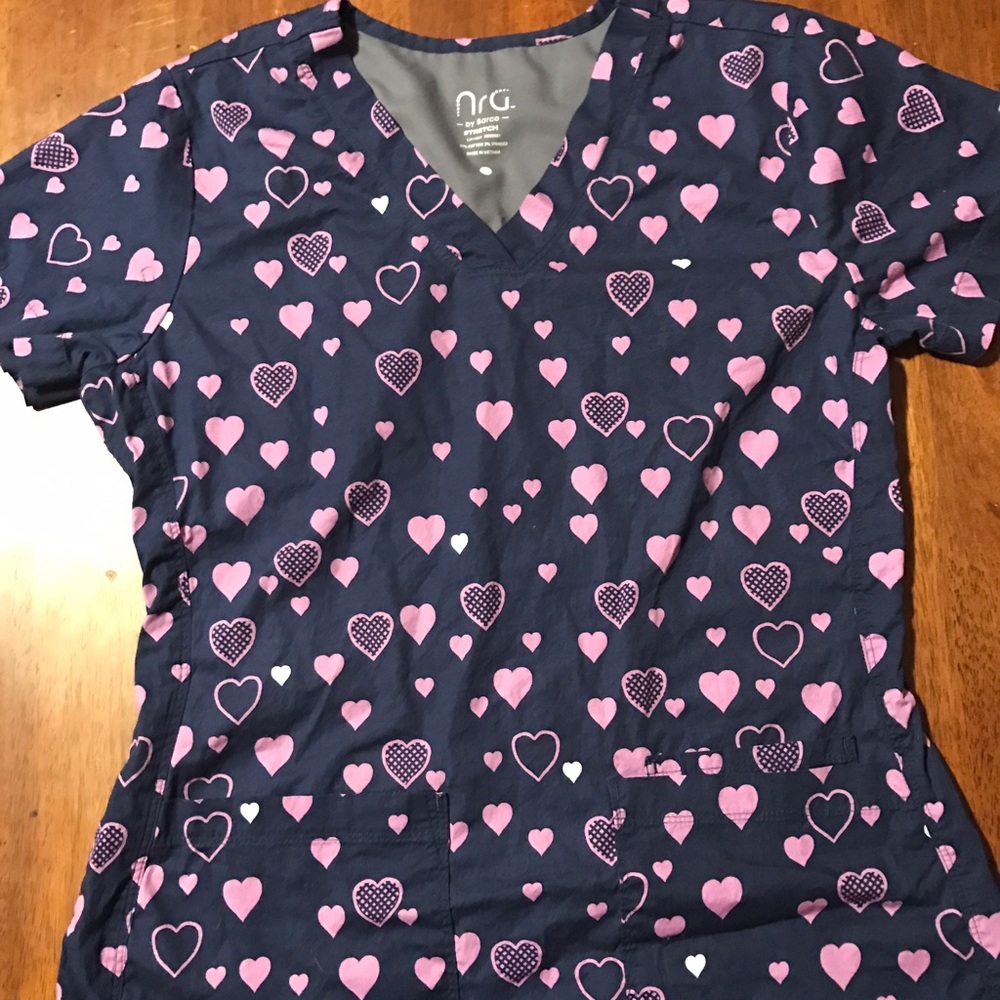 nrg brand scrub top.
