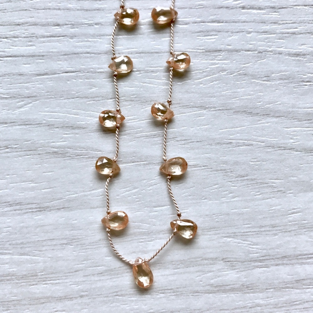 NWOT Artisan Semi-Precious Beaded Necklace