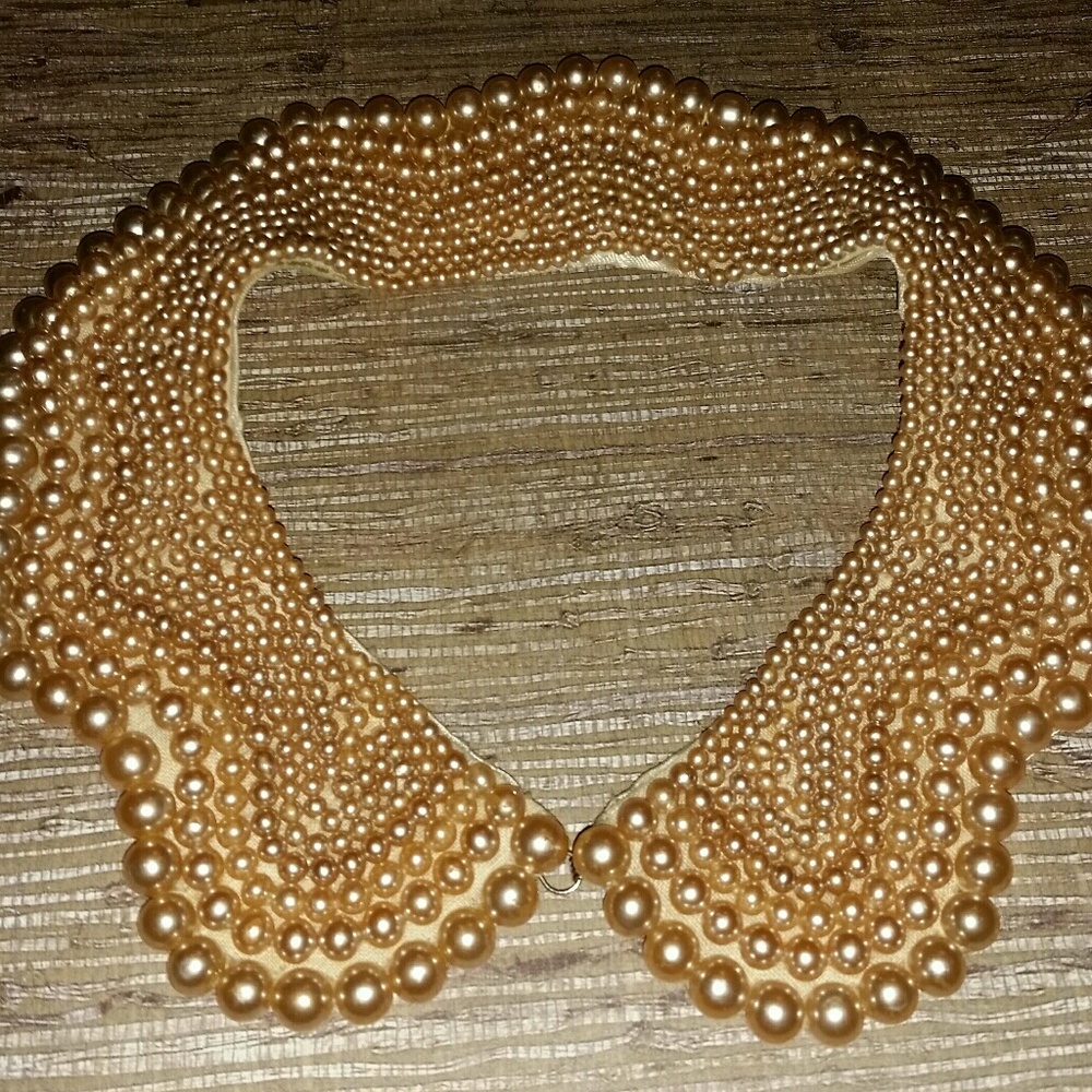 Vintage Hand made beaded collar