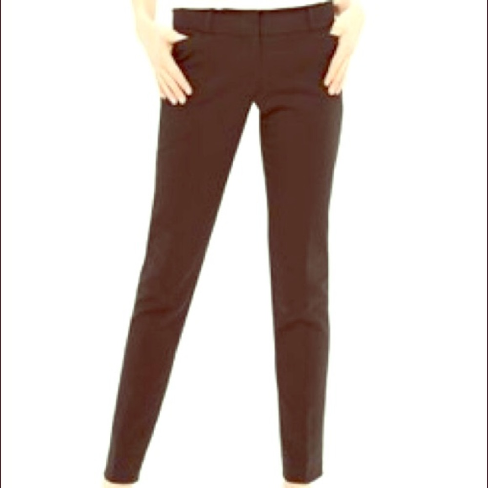 Black Cropped Pencil Pants