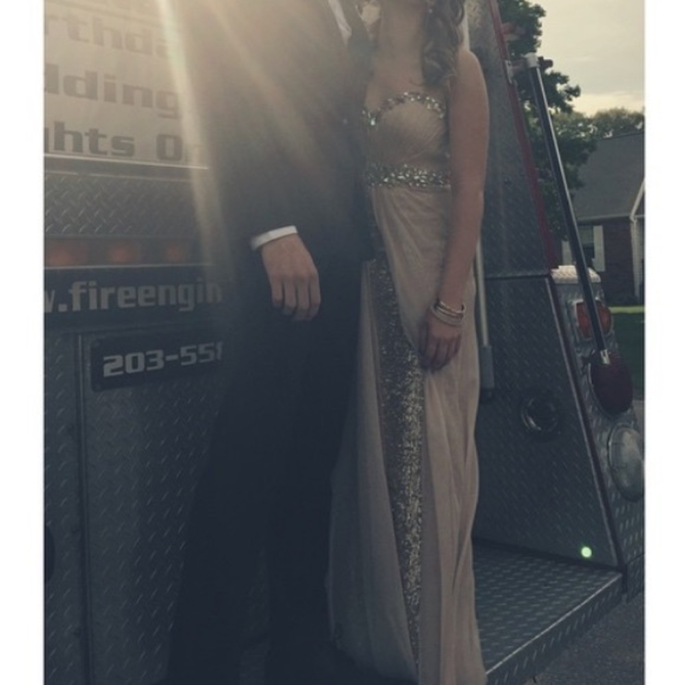 Gold Prom Dress - Picture 2 of 4