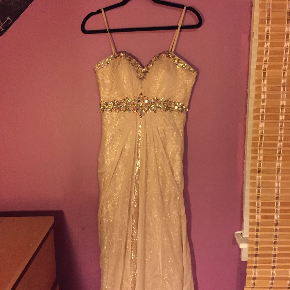 Gold Prom Dress - Picture 4 of 4