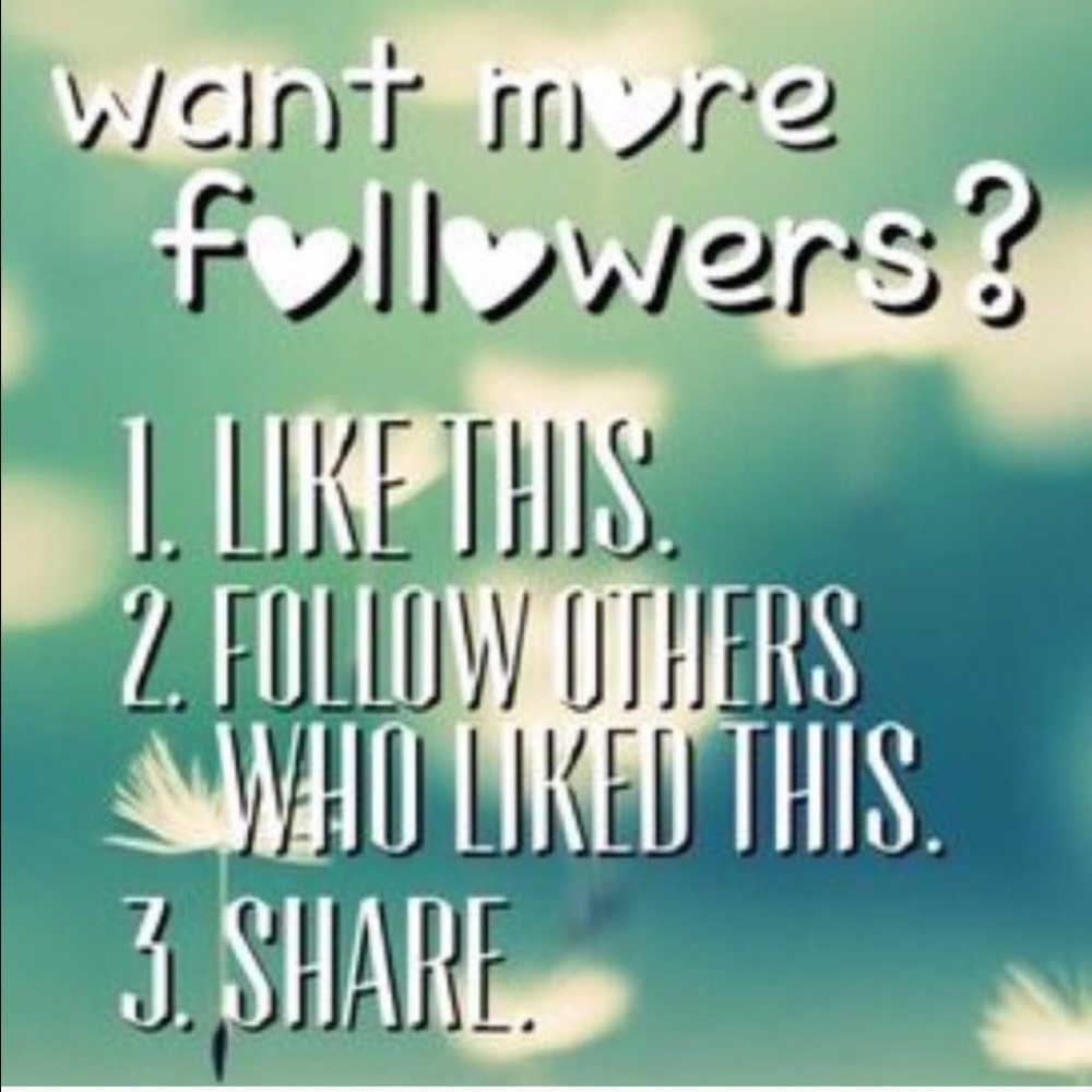 ❤️THE FOLLOW GAME❤️ (improve your sales)