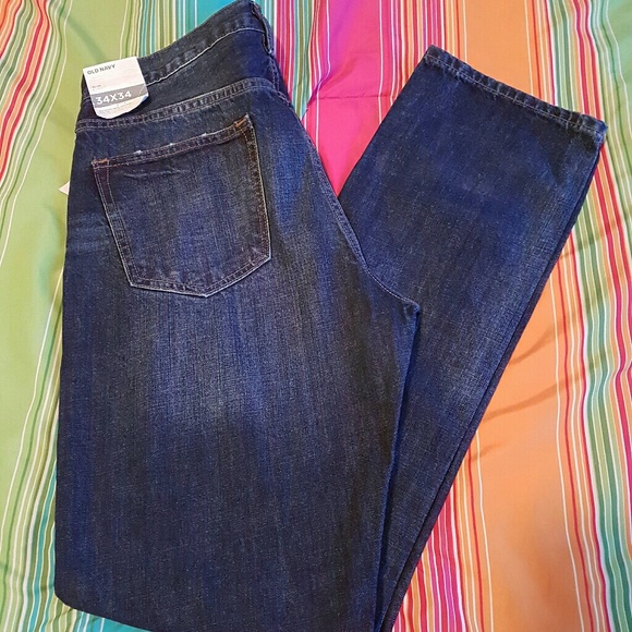 SOLD NWT Old Navy men's jeans size 34 - Picture 2 of 3
