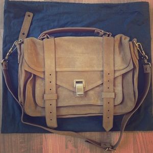 Proenza Schouler PS1 NWT in tobacco suede