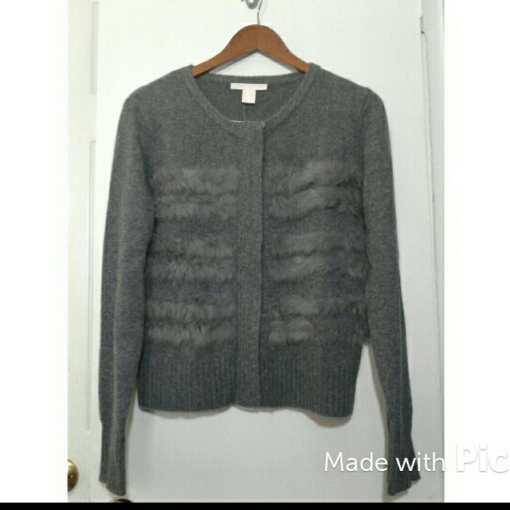 The Cashmere Project Fur Cardigan