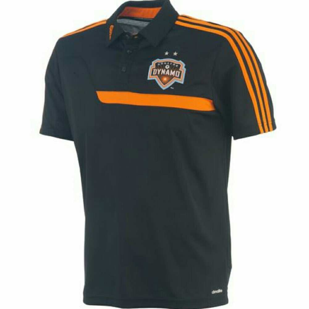 NWT AUTHENTIC Adidas Houston dynamo polo Jersey