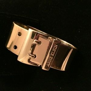 Anne Klein Gold Buckle Bracelet