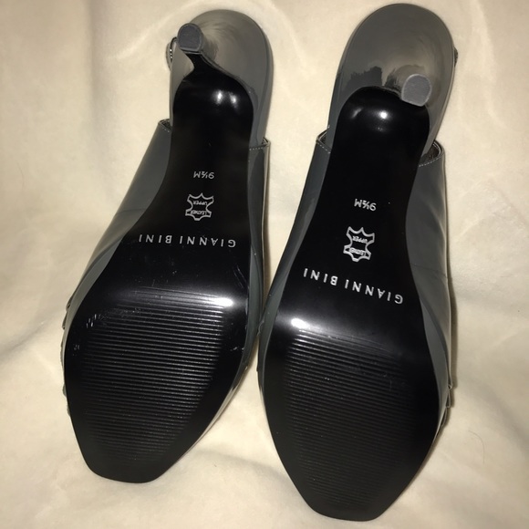 Charcoal grey heels / GIANNAI BINI - Picture 2 of 3