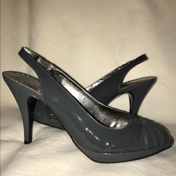 Charcoal grey heels / GIANNAI BINI - Picture 3 of 3