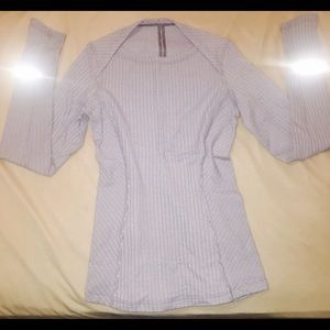 Lululemon Kanto Catch Me LS herringbone size 4