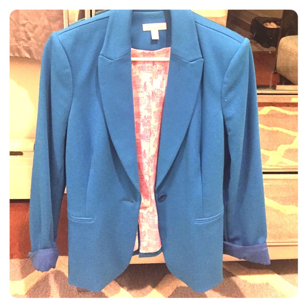 Lilly Pulitzer blue Leighton blazer