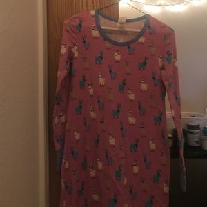 Llama night gown