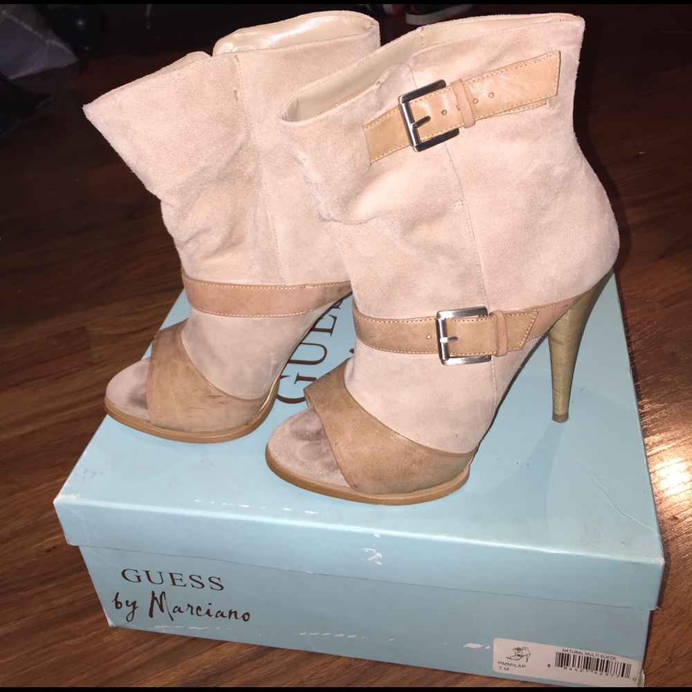 Guess by Marciano Tan Suede size 7