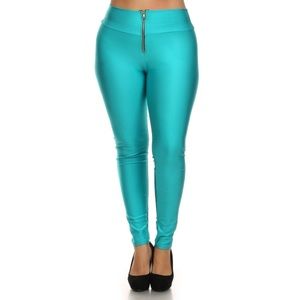 Plus size legging w/zipper BNWOT