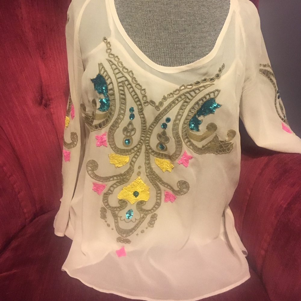 Anthropologie Tracy Reece size medium top