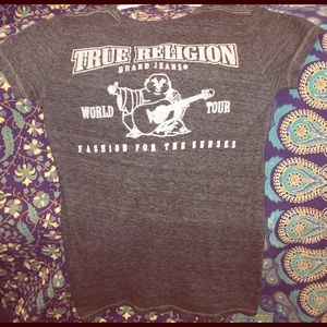 True Religion sportswear v neck t-shirt