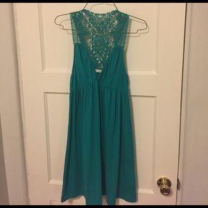 Lush teal dress