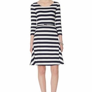 Striped skater dress