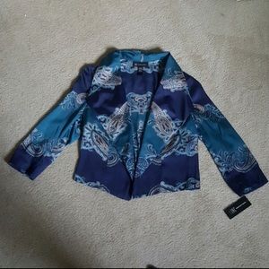 Brand new Paisley Print Crop Blazer, SZ Medium