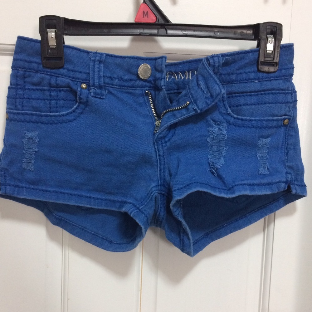 Blue shorts