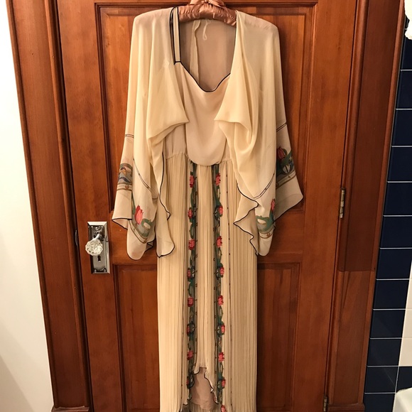 Vintage Dresses & Skirts - Beautiful vintage one of a kind dress and shawl