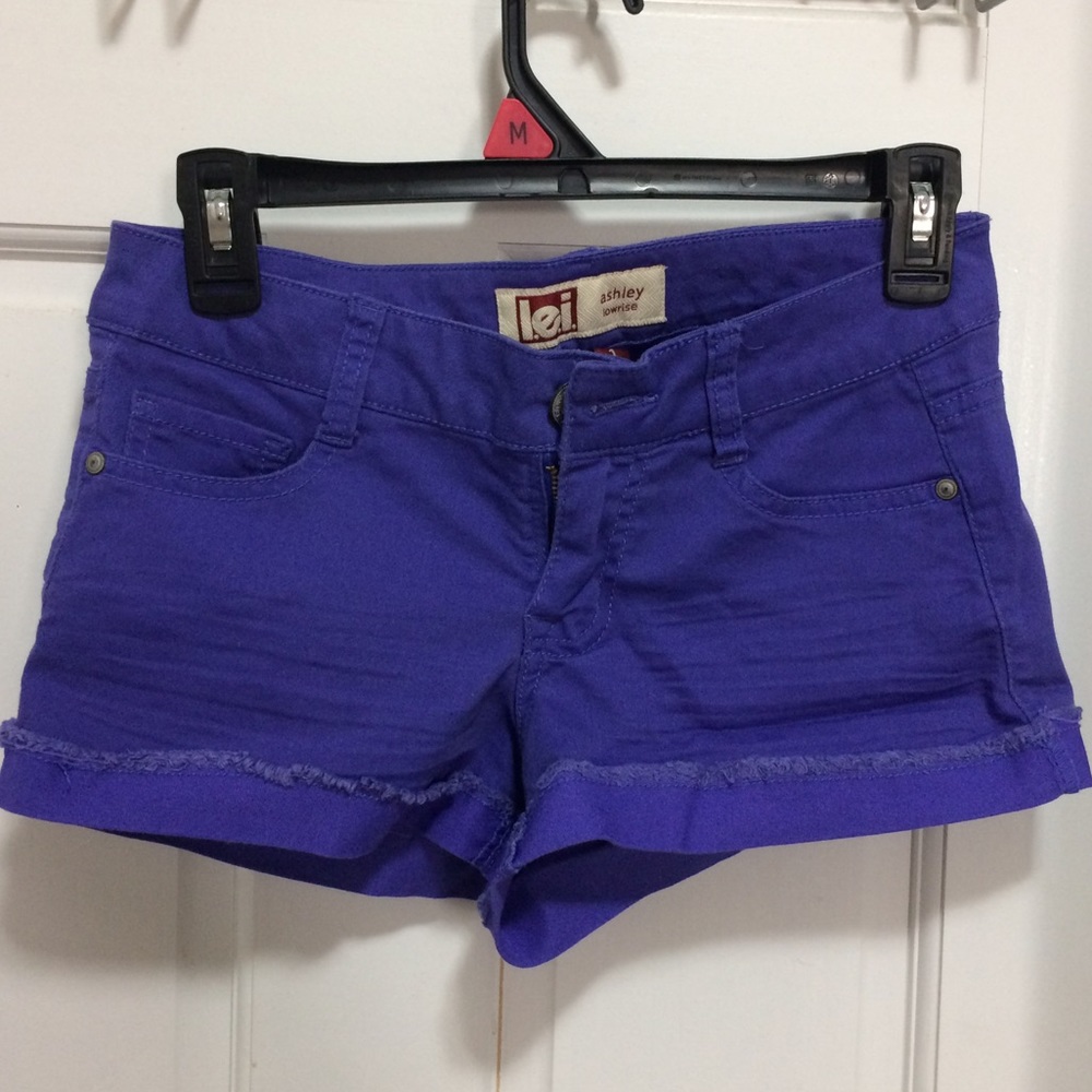 Purple shorts