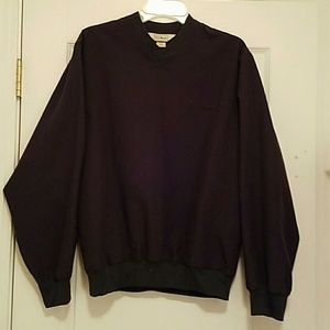 LL Bean navy golf wind shirt